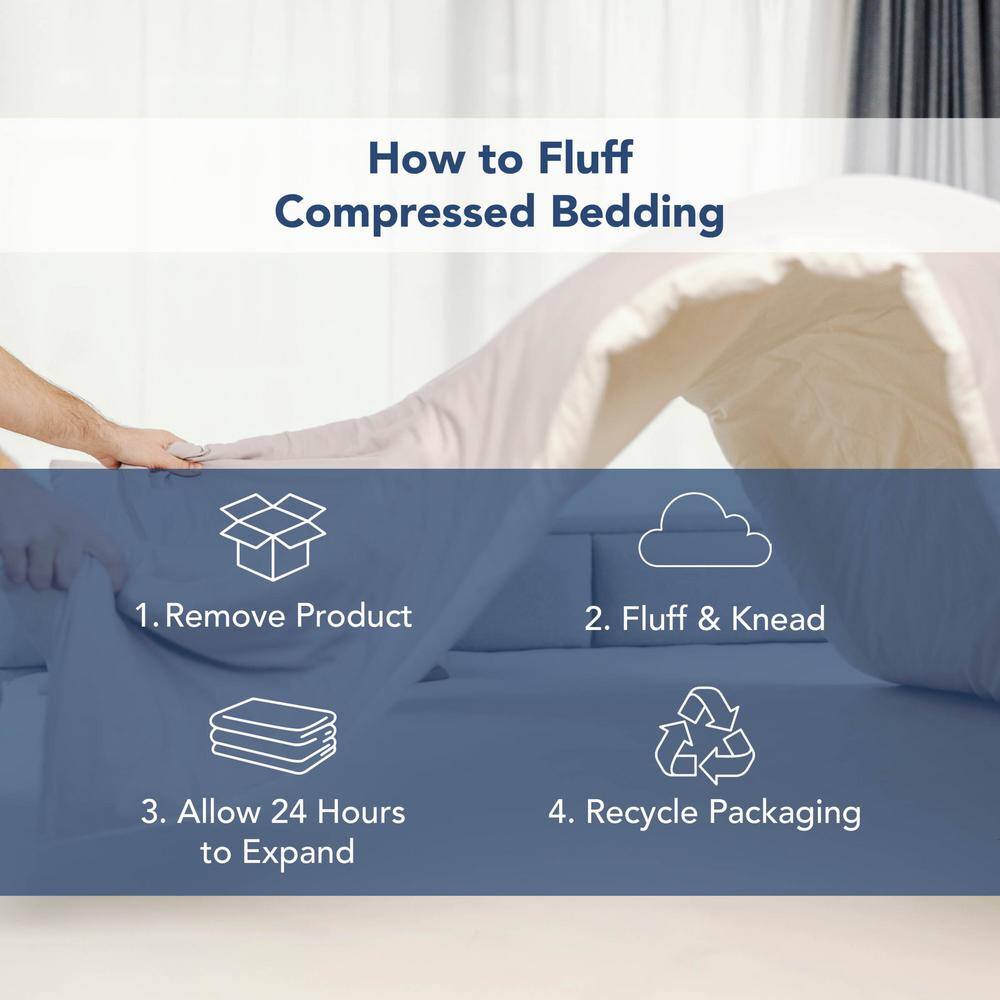 Navy Full/Queen Down Alternative Comforter Set