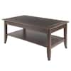 WINSOME WOOD Santino Oyster Gray Finish Retangle Coffee Table 16640 ...