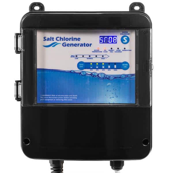 18,000 gal. Salt Water Pool Chlorine Generator System Chlorinator for In-Ground Pools