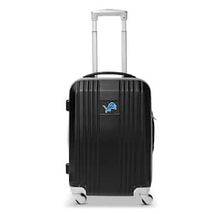 NFL Detroit Lions Gray 21 in. Hardcase 2-Tone Luggage Carry-On Spinner Suitcase