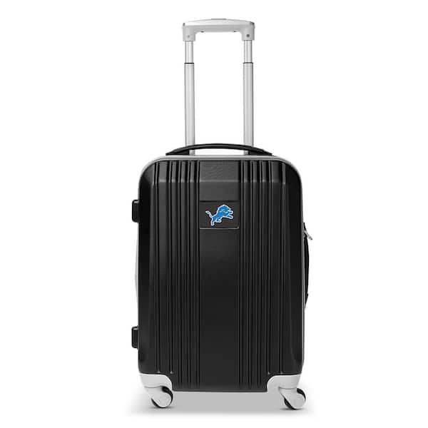 Denco NFL Detroit Lions Gray 21 in. Hardcase 2-Tone Luggage Carry-On Spinner Suitcase