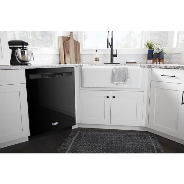Maytag 24 in. Fingerprint Resistant Stainless Front Control Built-In Tall  Tub Dishwasher with Dual Power Filtration, 50 dBA MDB4949SKZ - The Home  Depot