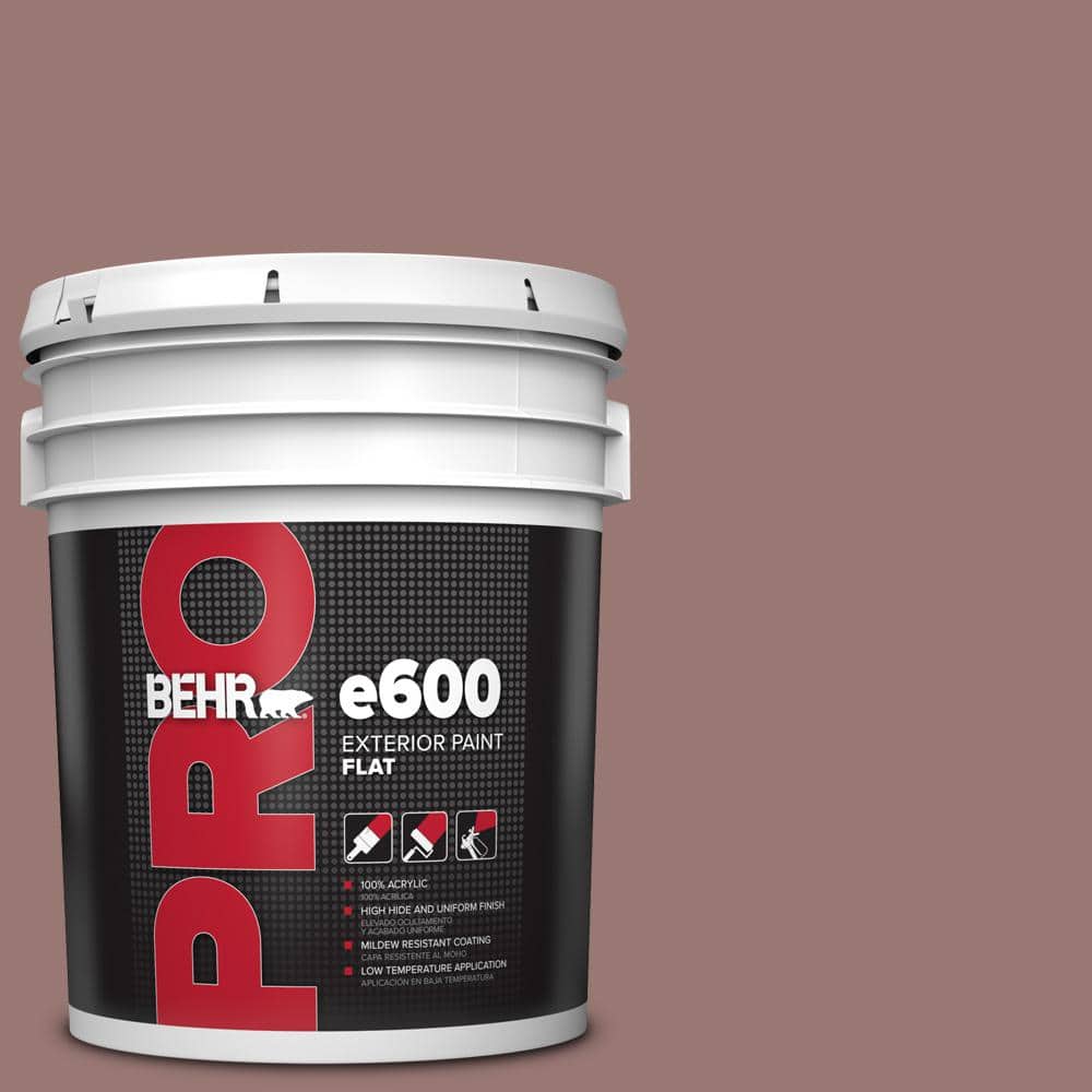 Reviews for BEHR PRO 5 gal. 120F5 Hickory Stick Flat Exterior Paint