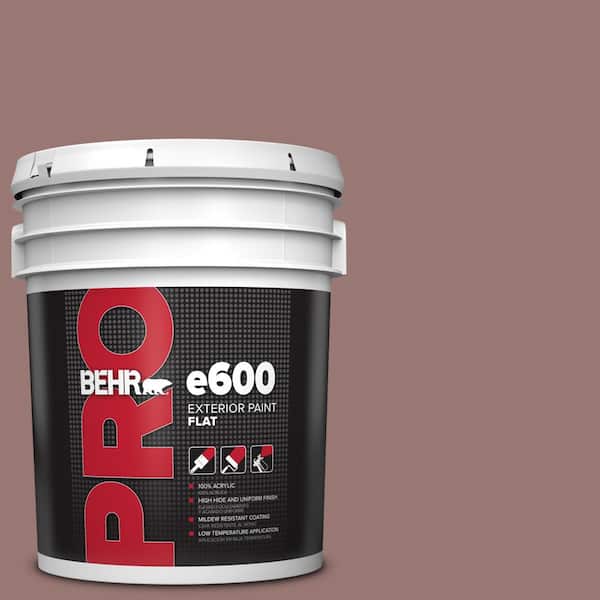 Reviews for BEHR PRO 5 gal. 120F5 Hickory Stick Flat Exterior Paint