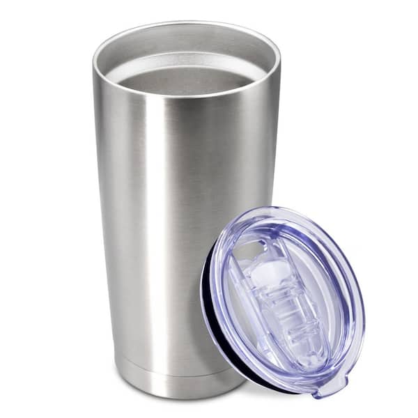 20 oz. Stainless Steel Insulated Tumbler with Leak Proof Sliding Lid, Double Wall Vacuum Cup