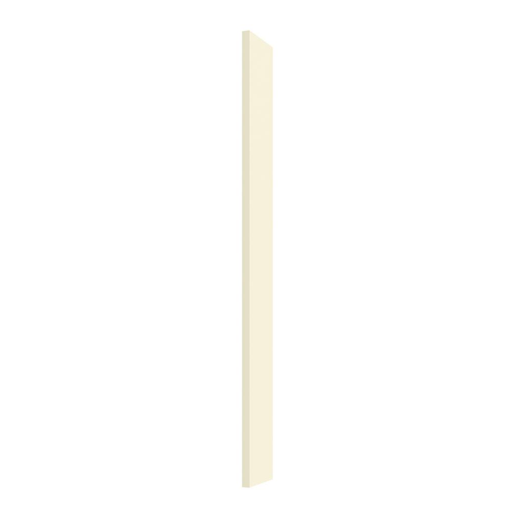 Newport Grayson 6 in. W x 0.75 in. D x 36 in. H Solid Wood Kitchen Cabinet Filler in Mythic Blue