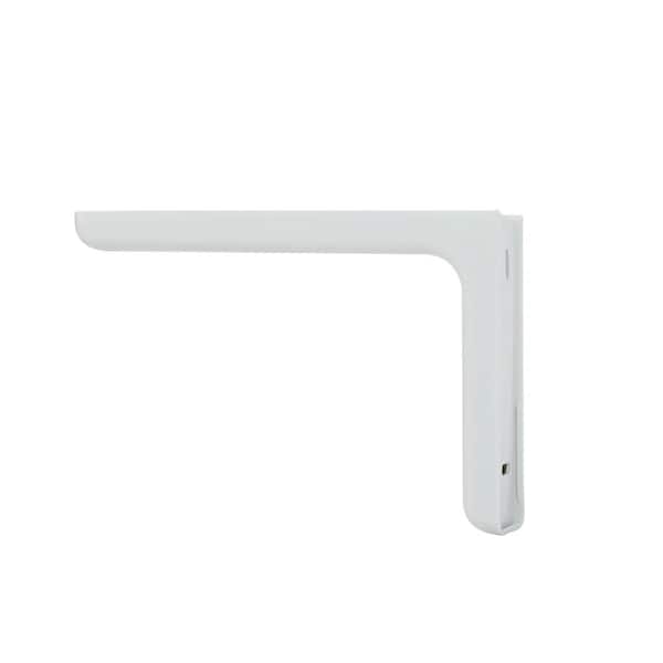 White steel large designer shelf bracket