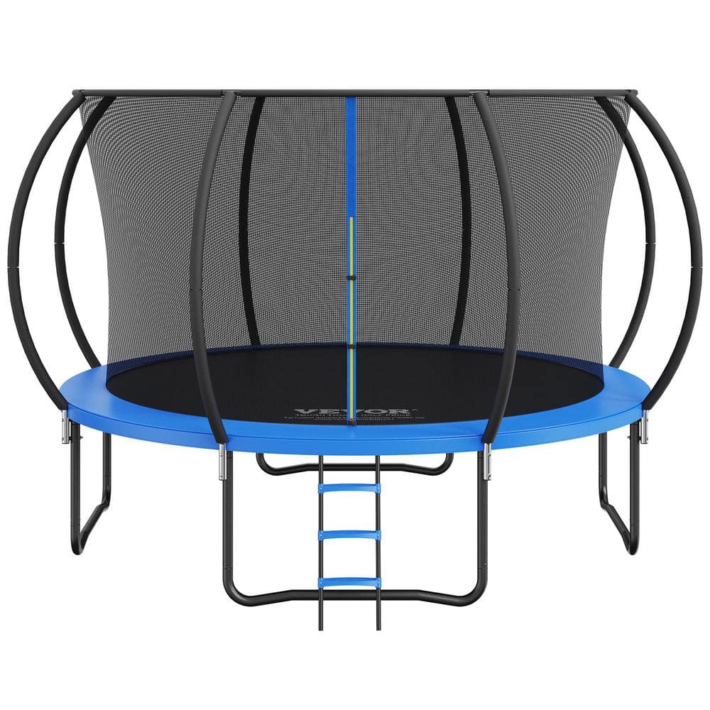 VEVOR 12 ft. Trampoline 400 lbs. Trampoline Heavy-Duty Trampoline ...