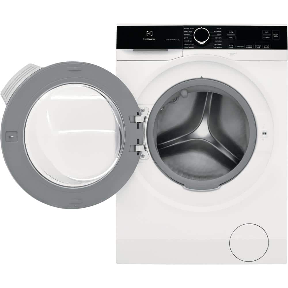 White 2.4 Cu. Ft. High Efficiency Front Load Washer with Steam