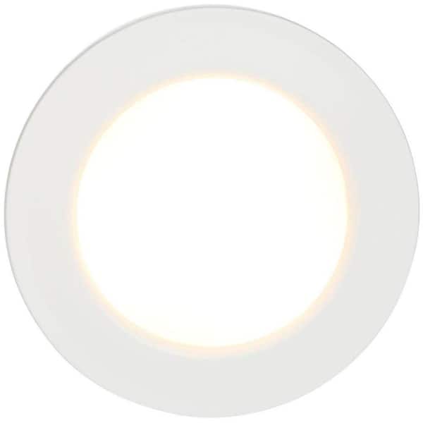 Commercial Electric 3-Light LED White Puck Light 21353NKIT-WH