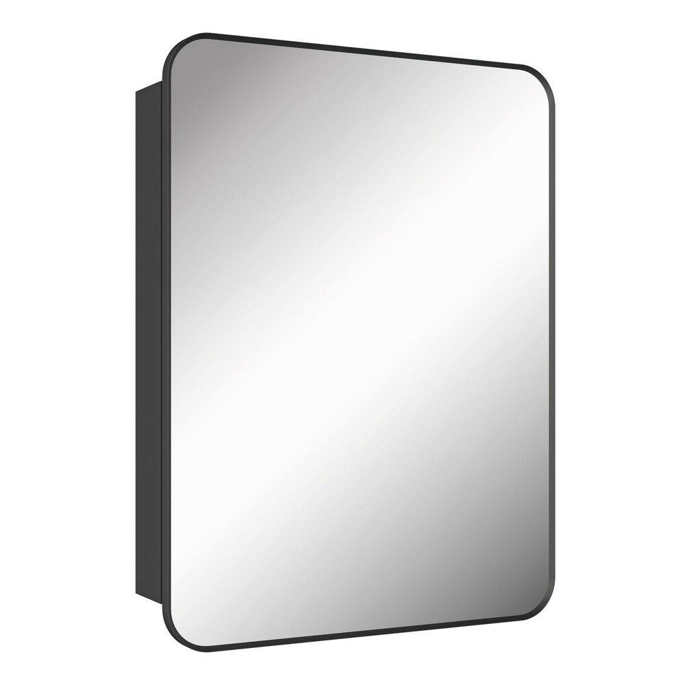 24 in. W x 32 in. H Rectangular Aluminum Bathroom Medicine Cabinet with Mirror Framed Wall Storage Cabinet price history on PriceWatchPro