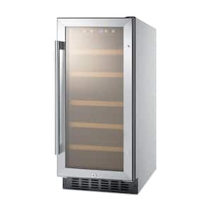 15 in. 23-Bottle Built-in Wine Cooler, ADA Height