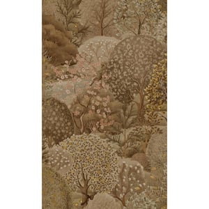 Neutral Enchanted Lush Landscape Tropical Print Non-Woven Non-Pasted Textured Wallpaper 57 Sq. Ft.