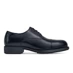 Men's Senator Slip Resistant Oxford Shoes - Steel Toe - Black Size 8.5(M)