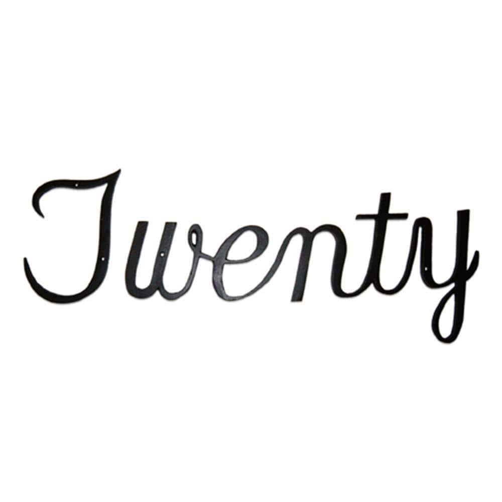 5.25 in. Aluminum Script House Number Twenty price history on PriceWatchPro