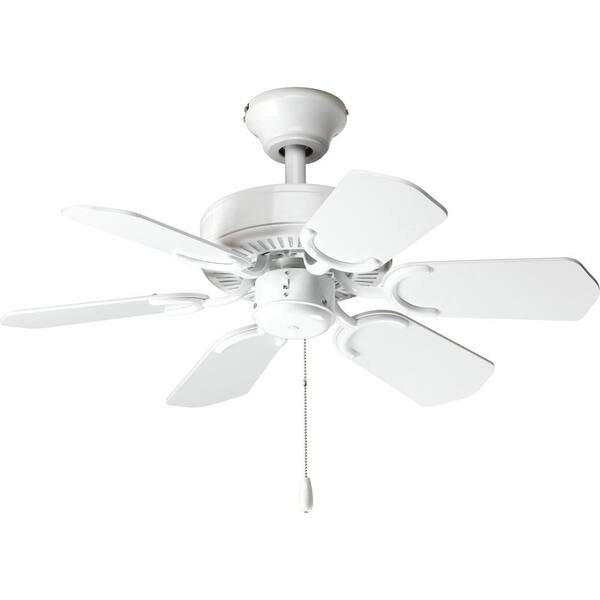 Progress Lighting AirPro 30 In. White Ceiling Fan-DISCONTINUED