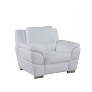 White Arm Chair Set of 1