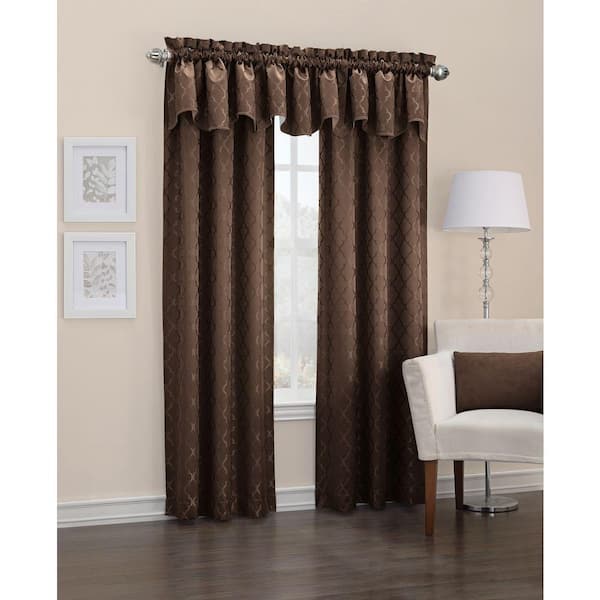 Sun Zero Blackout Danvers Chocolate Thermal Lined Curtain Panel
