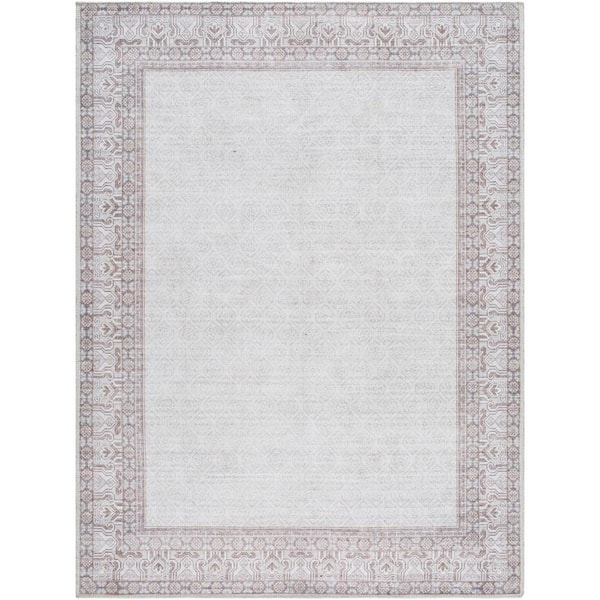 Livabliss Our PNW Home Brown/Cream 8 ft. x 10 ft. Indoor Area Rug