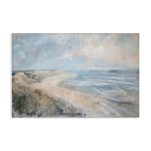 Stupell Industries Faded Summer Beach by LSR Design Studio Unframed Coastal Graphic Art Print 16 in. x 24 in.