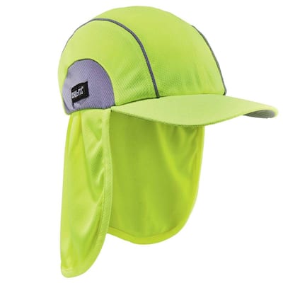 Chil-Its 6650 Lime High Performance Hat with Neck Shade