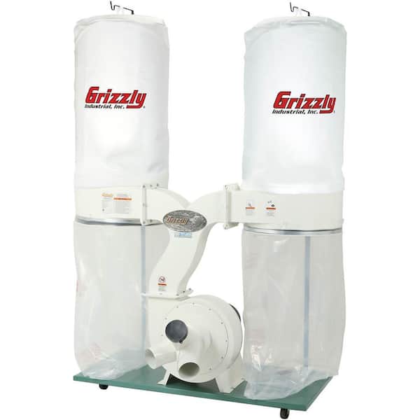 Grizzly Industrial Polar Bear 3 HP Dust Collector with Aluminum Impeller