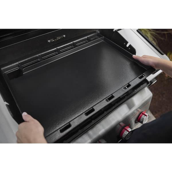 Weber Spirit E-425 4-Burner Natural Gas Grill in Black with Sear