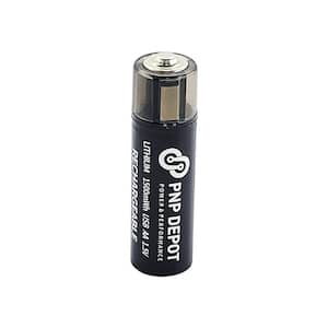 AA USB Rechargeable Lithium Batteries (4-Pack)