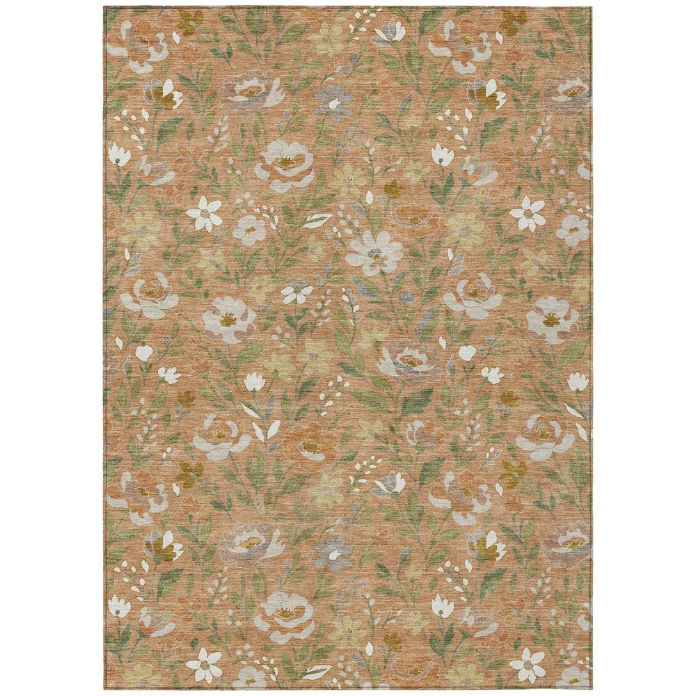 Chantille Machine Washable Indoor/Outdoor Abstract ACN2438 Copper 8 ft. x 10 ft. Area Rug price history on PriceWatchPro