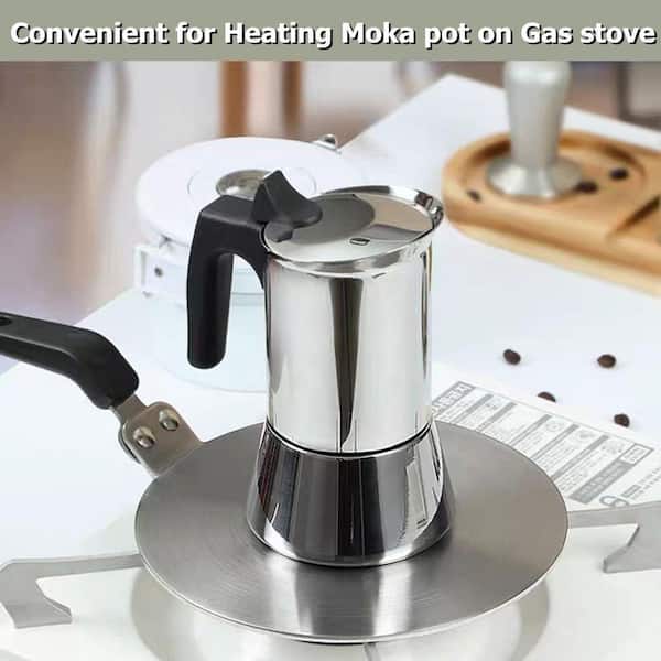 Stainless Steel Induction Adapter Plate Silver Heat Diffuser for
