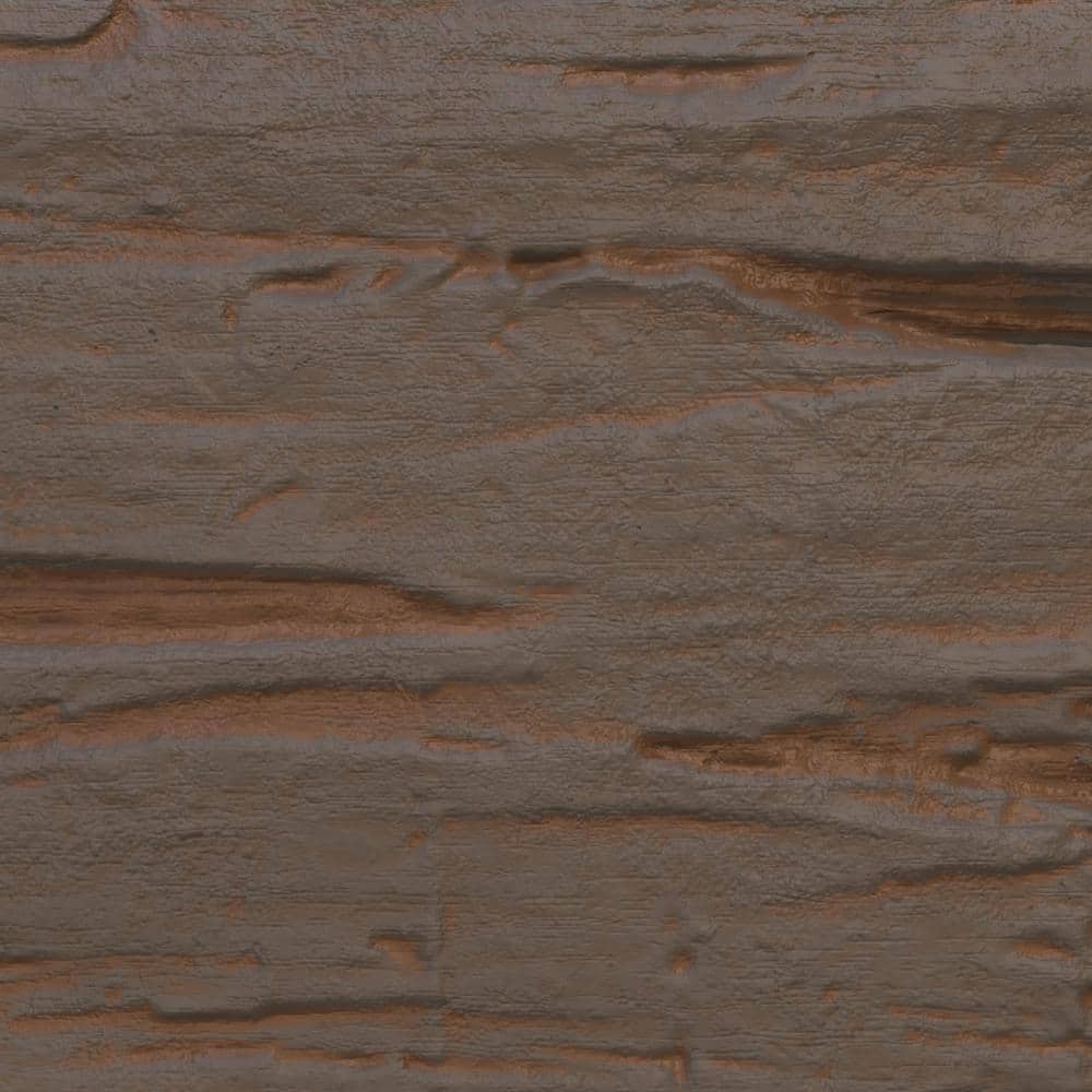 Hand Hewn Cedar Bark Faux Wood Ceiling Beam, 4" x 4" x 8'