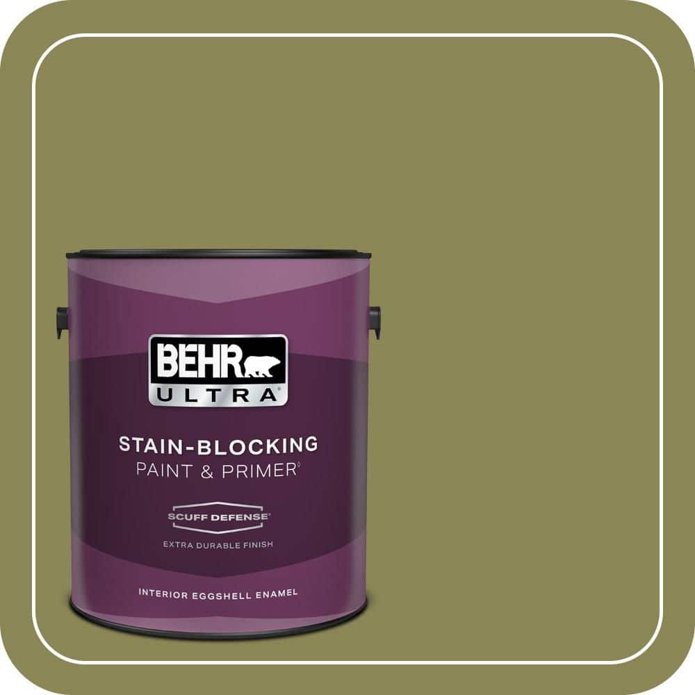 1 gal. #S340-6 Fertile Green Extra Durable Eggshell Enamel Interior Paint & Primer price history on PriceWatchPro