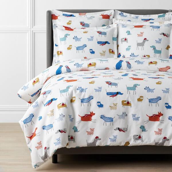 dog themed flannel sheets