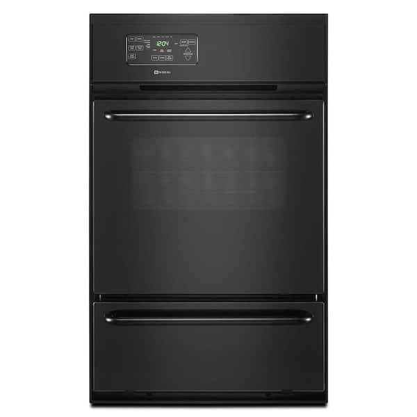 Maytag 24 in. Single Gas Wall Oven in Black