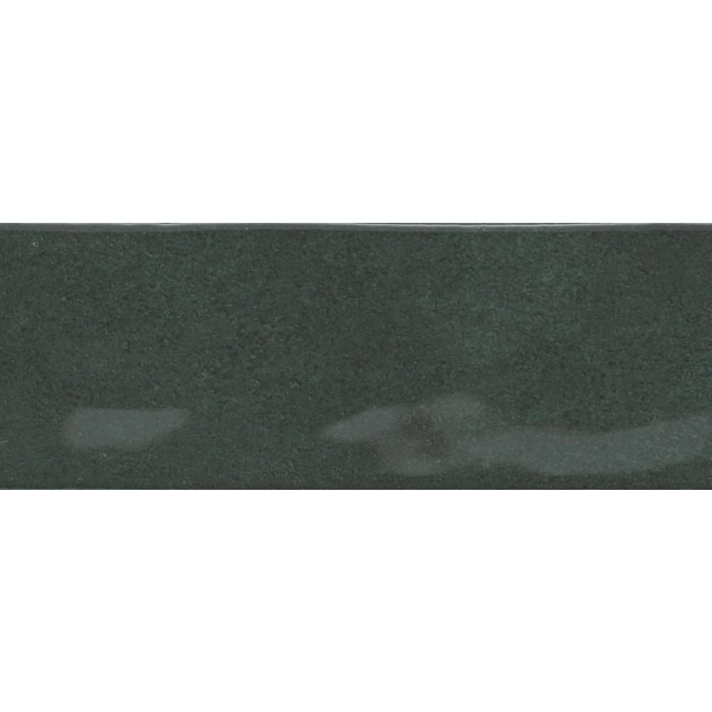 Verde 3x8 Glossy Porcelain Brick Look Wall Tile