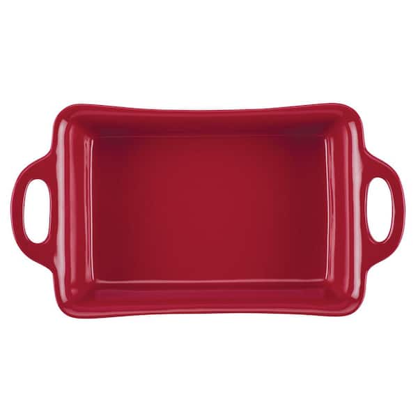 Lodge Stoneware 9 In. x 13 In. Red Baking Pan - Foley Hardware