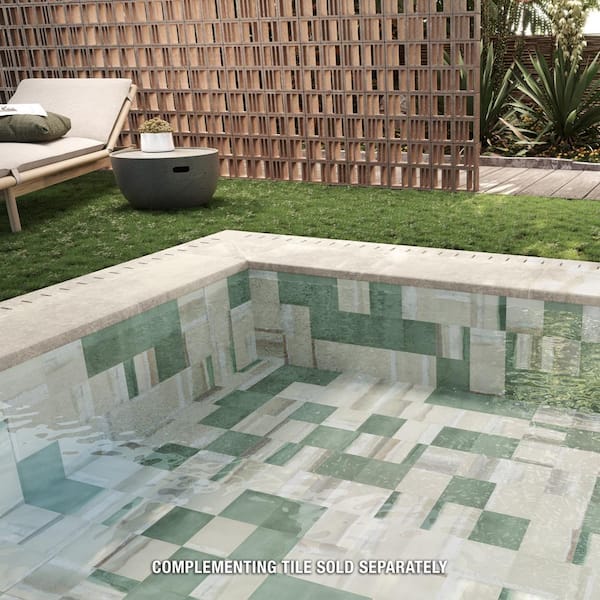 Matter Canvas Bone Green 6 in. x 6 in. Porcelain Floor and Wall Tile (6.5 sq. ft. /Case)