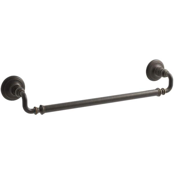 KOHLER Artifacts 18 in. Towel Bar in Oil Rubbed Bronze K-72567-2BZ ...