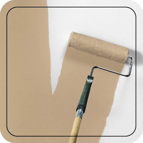 1 gal. #PPU7-20 Raffia Ribbon Semi-Gloss Enamel EcoMix Plant-Based Interior Paint & Primer