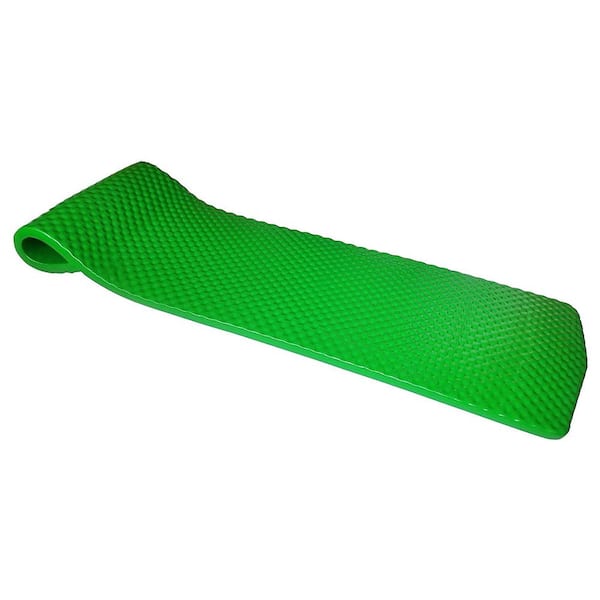 VOS Green Vinyl and Foam Soft Wavy UV Chlorine Resistant Water Pool Float Lounger