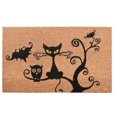INGRINC Halloween Decorations Doormat,Welcome Door Mat,Halloween Pumpkin Blanket,Halloween Home Decor Rug,Outdoor/Indoor Carpet 