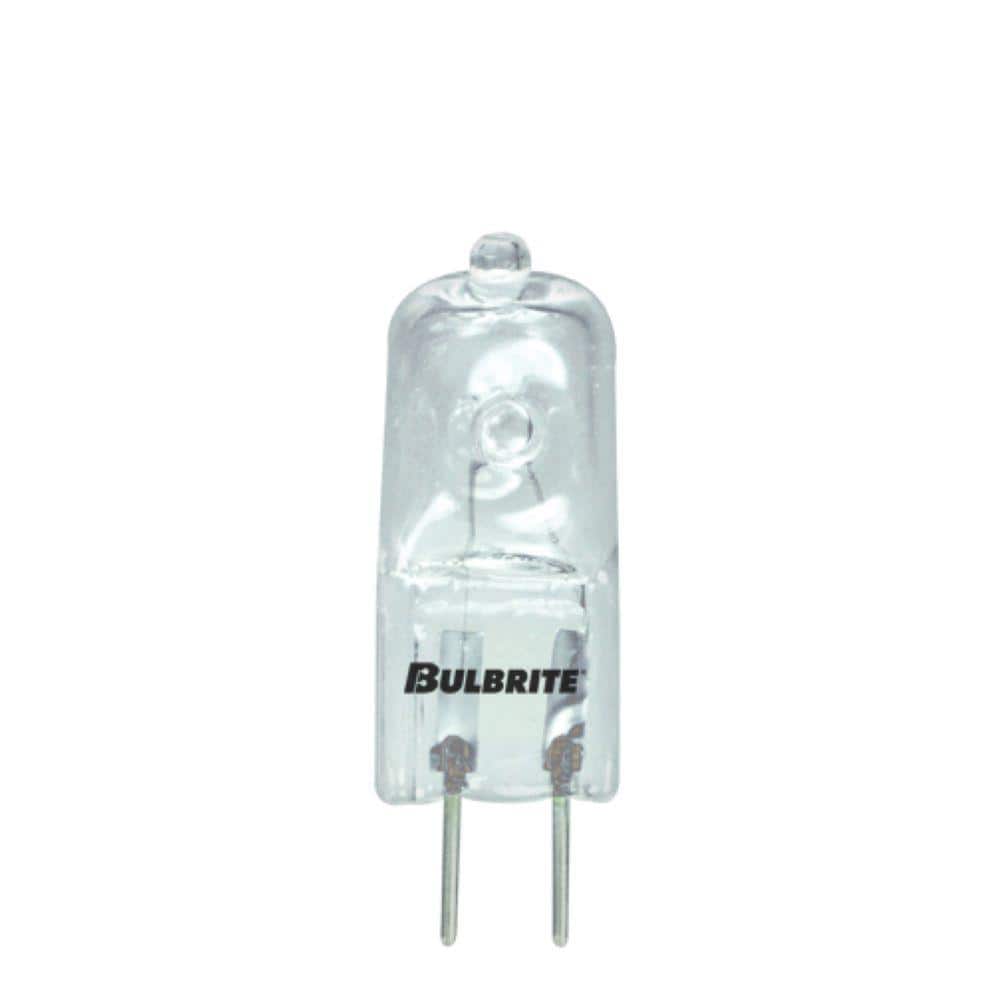 Bulbrite 50W 120V T4 Clear Halogen 9mm Bipin Bulb 