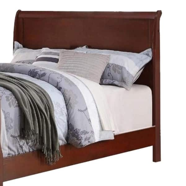 Louis Philippe Full Panel Sleigh Bed Cappuccino - Coaster Fi