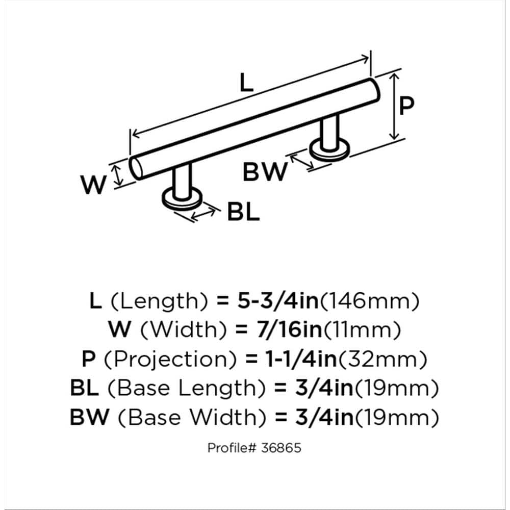 Oil Rubbed Bronze Modern Cabinet Bar Pull with Mounting Hardware