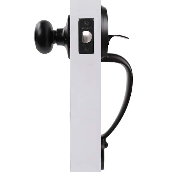 Defiant - Wilmington Aged Bronze Door Handleset with Hartford Knob