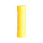 12 - 10 AWG Butt Splices in Yellow (15-Pack)