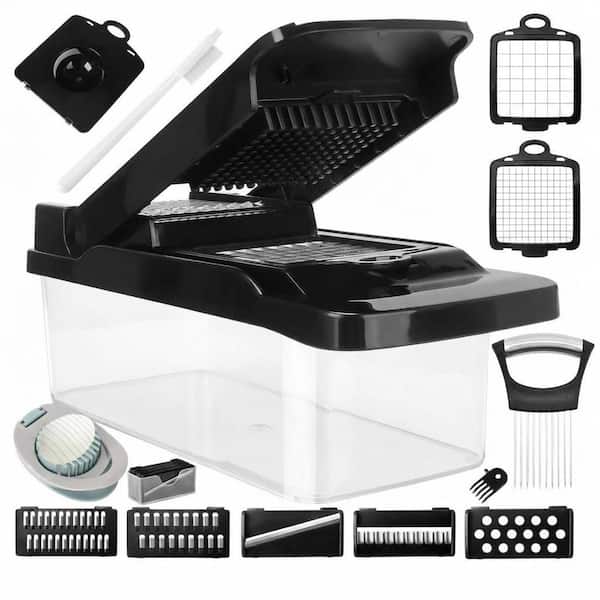 18 in 1 Stainless Steel Multi-Blade Mandoline Vegetable Chopper Slicer Dicer Grater Food Chopper Set