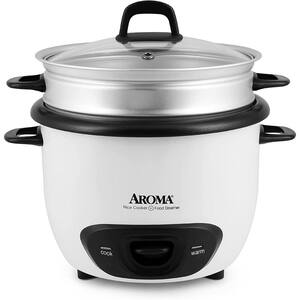 14-Cup (Cooked) (7-Cup Uncooked) Pot Style Rice Cooker and Food Steamer