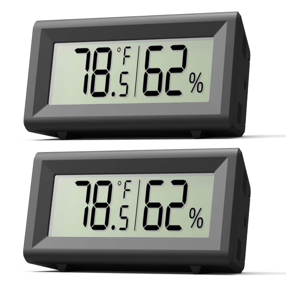 Small Digital Hygrometer Indoor Thermometer, LCD Room Temperature and Humidity Monitor with 18-Degree Tilt price history on PriceWatchPro
