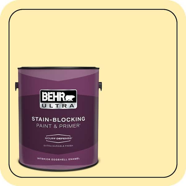 BEHR ULTRA 1 gal. #ICC-50 Joyous Extra Durable Eggshell Enamel Interior Paint & Primer